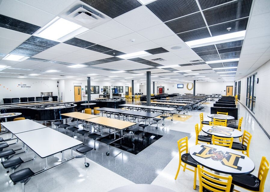 Millard Elementary cafeteria